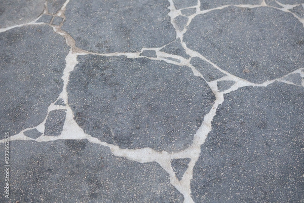 Obraz flagstone tiles, background texture in gray, earth tones