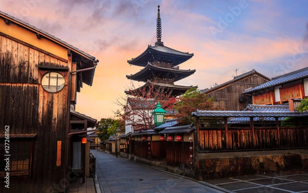 Obraz Yasaka Pagoda and Sannen of japan