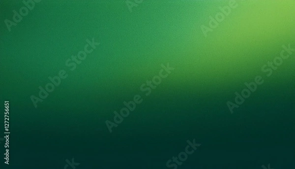 Fototapeta grainy green gradient abstract background with noise. Generated image