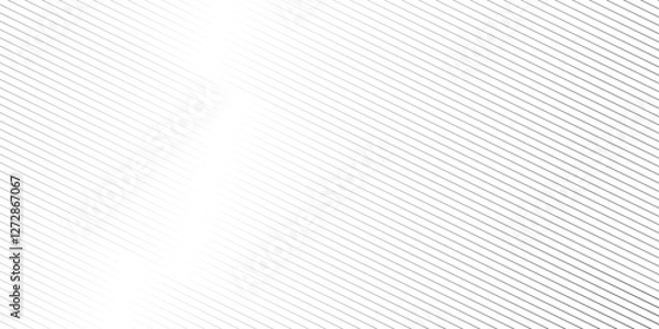 Fototapeta Vector gradient gray line abstract pattern Transparent monochrome striped texture, minimal background. Abstract background wave line elegant white striped diagonal line technology concept web texture	