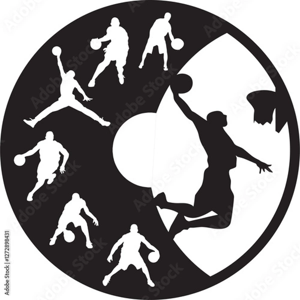 Obraz laser cut vinyl disk clock