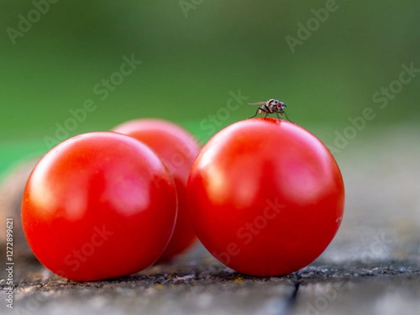 Fototapeta red and black currant
