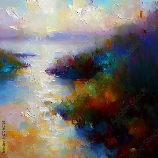 Obraz Expressionism Landscapes Backgrounds