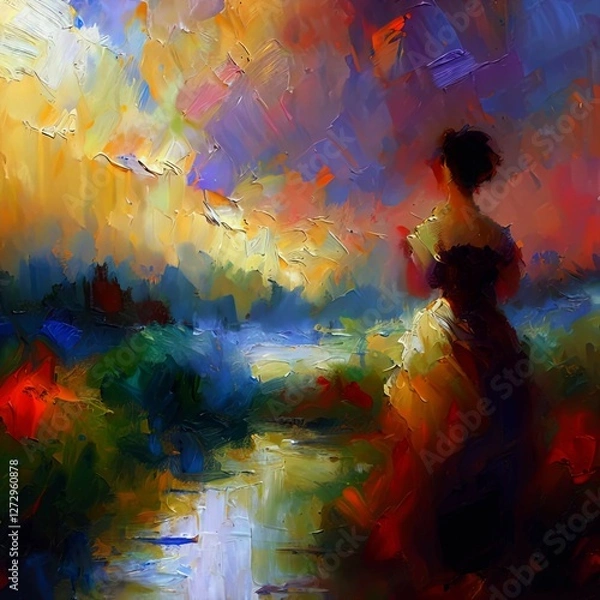 Obraz Expressionism Landscapes Backgrounds