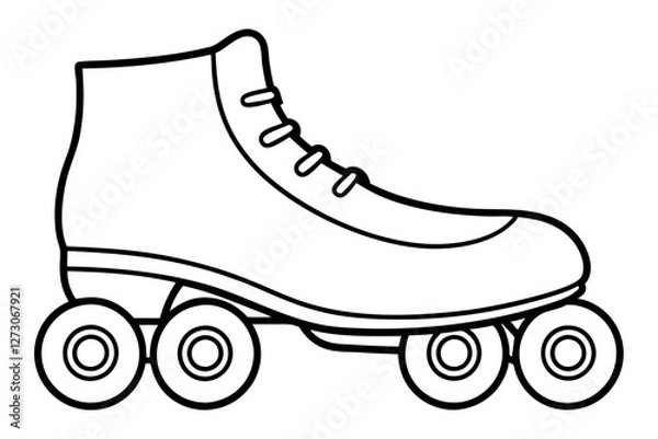 Obraz Vector Roller Skate Design