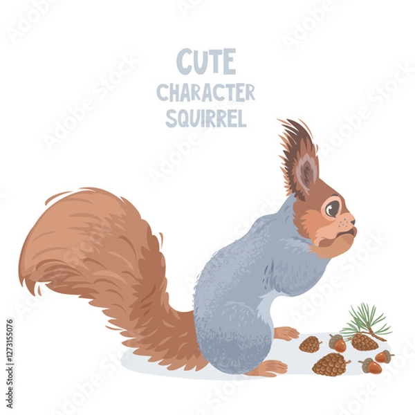 Obraz squirrel2 cute