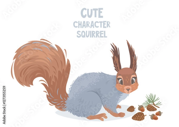 Obraz squirrel3 cute