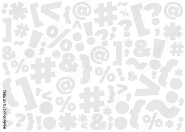 Fototapeta Abstract symbol in keyboard pattern design