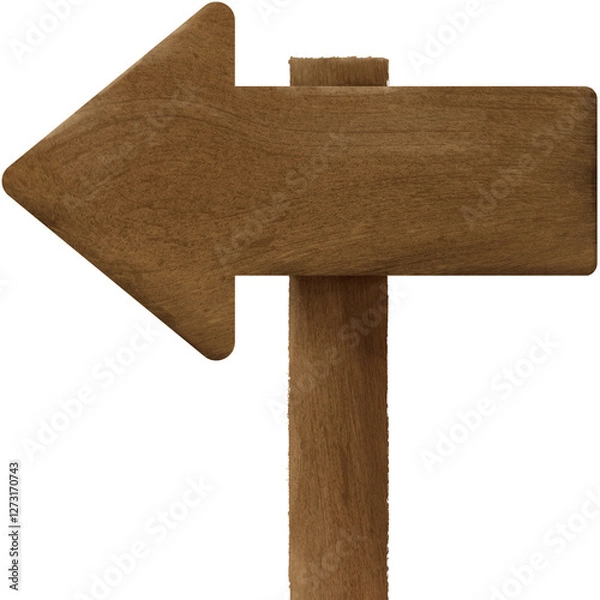 Obraz 나무 팻말 일러스트