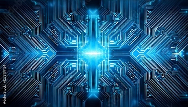 Obraz circuit board background