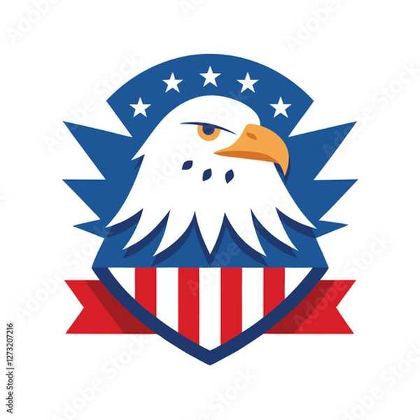 Obraz 4th July vector elements illustration