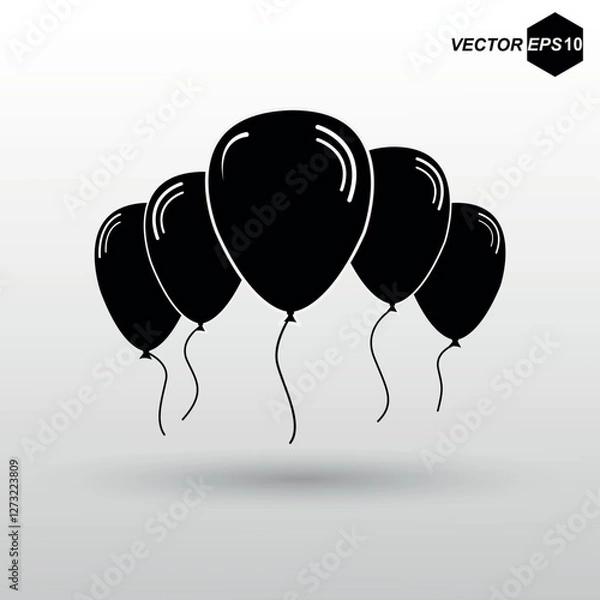 Obraz Balloon icon. EPS 10. Vector illustration