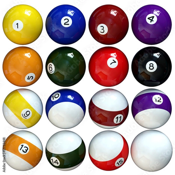 Obraz pool balls
