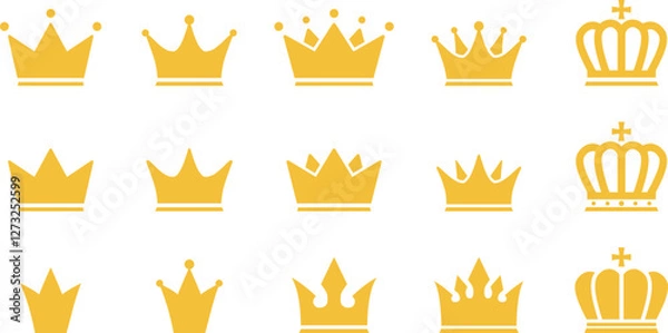 Obraz 王冠アイコンセット