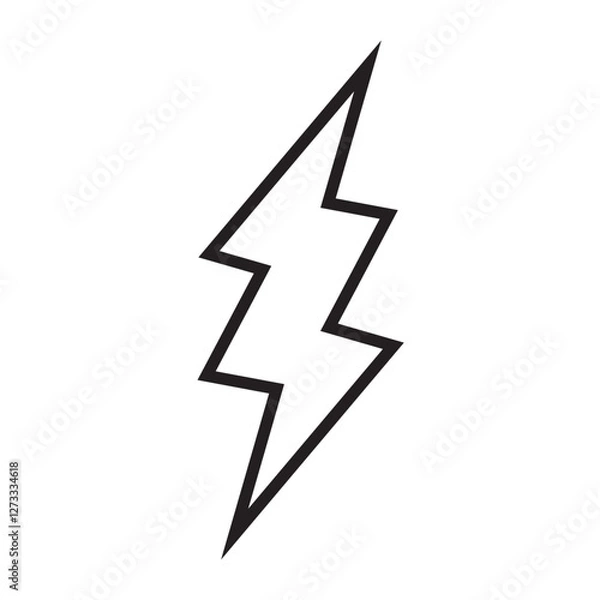 Obraz lightning icon design illustration vector template