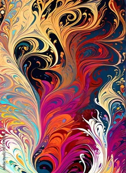 Fototapeta abstract floral background