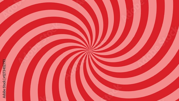 Fototapeta spiral background in strawberry candy color . illusion colorful wallpaper vector abstract pattern, wallpaper, vector, ray , sun