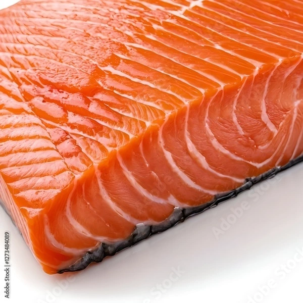 Obraz Fresh Salmon Fillet, Close-Up