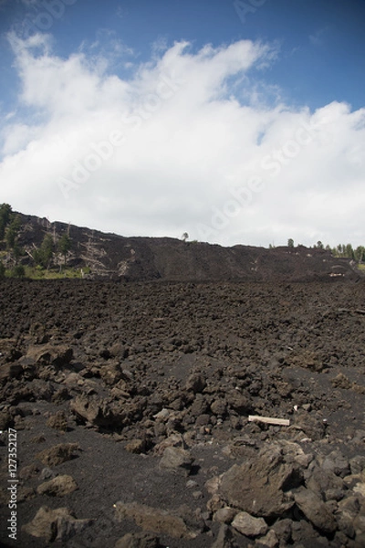 Obraz Volcanic Ash from Etna
