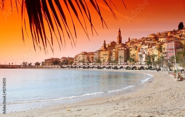 Obraz panorama menton