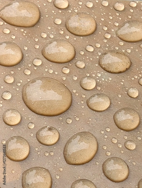 Obraz Wassentropfen, regentropfen, wasser, wasserperlen,