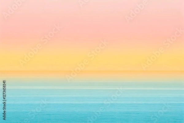 Fototapeta Soft Hues of Serenity: A Tranquil Pastel Landscape Evoking Peace and Calmness in Nature's Beauty.