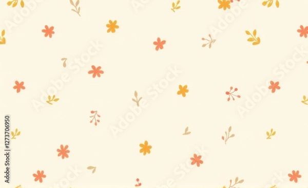 Obraz seamless background with autumn leaves