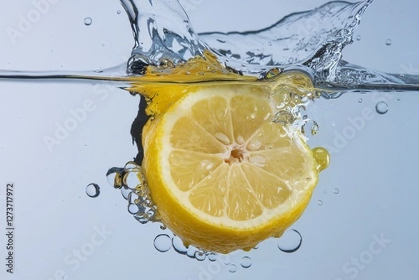 Obraz Lemon Splash in Water,