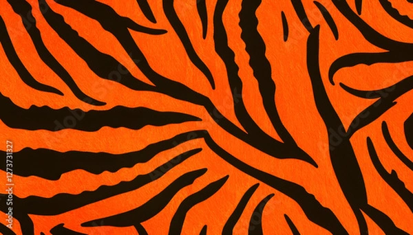Obraz tiger skin pattern texture