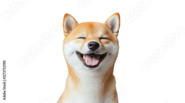 Fototapeta 笑顔の可愛い柴犬