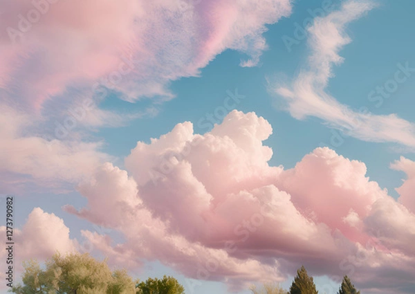 Fototapeta Soft Pastel Clouds