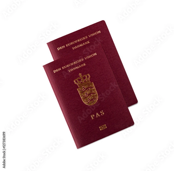Obraz Danish passport