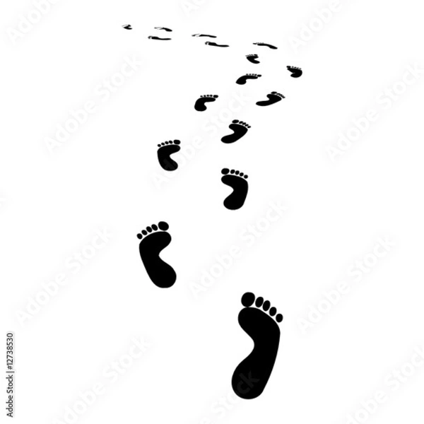 Obraz fuß-spuren II