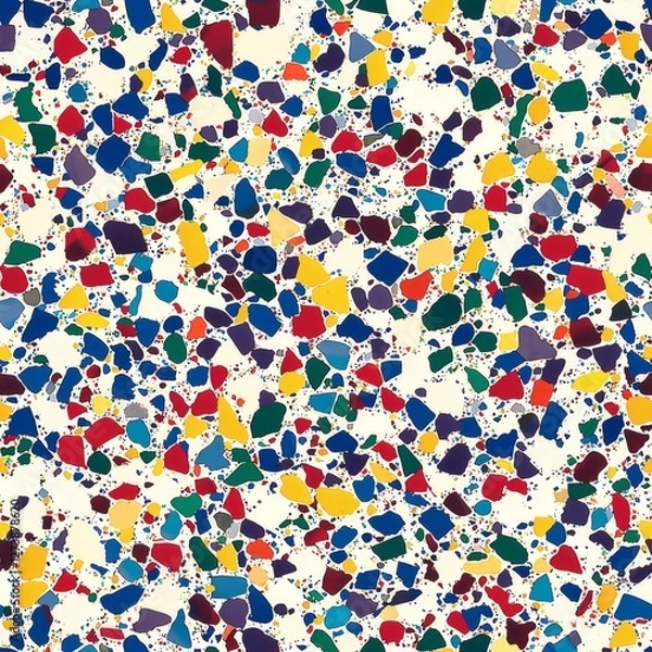 Obraz Vibrant textures of colorful pebbles abstract art digital composition contemporary style close-up viewpoint