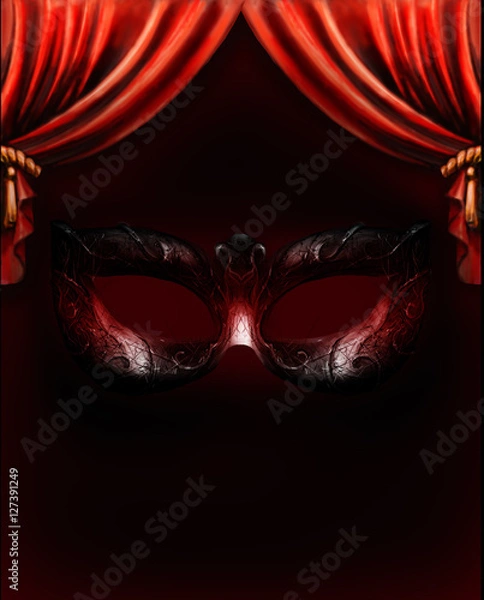 Obraz Venetian mask background