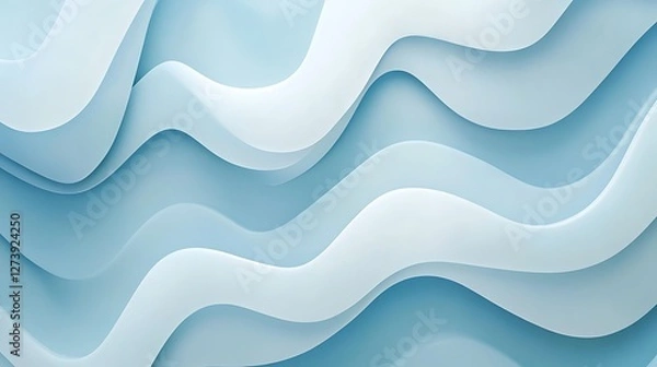 Fototapeta Abstract Blue Wave Pattern Background Design