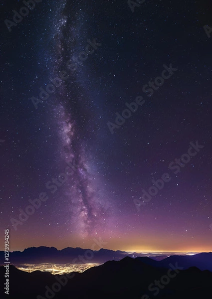 Fototapeta Midnight Celestial Wonders 