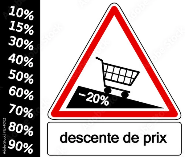 Obraz descente de prix