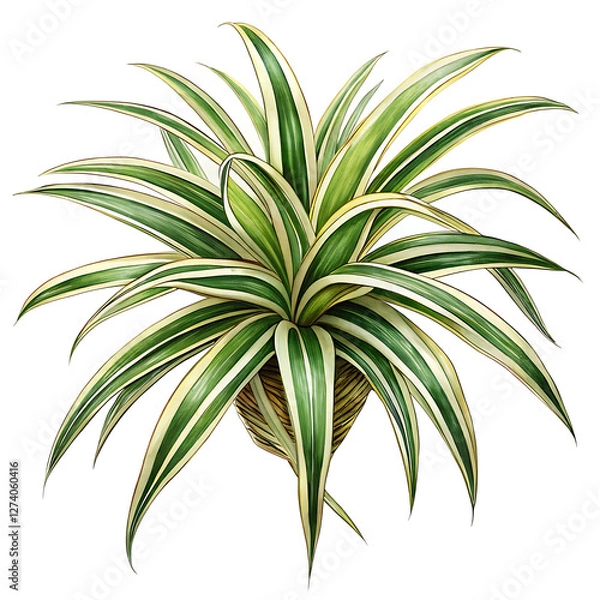 Obraz palm tree isolated on white