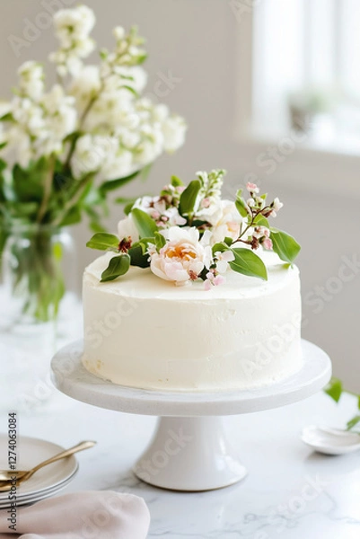 Obraz cream cheese with chives