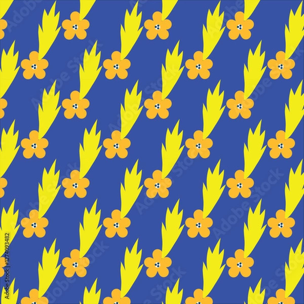 Obraz seamless background with stars