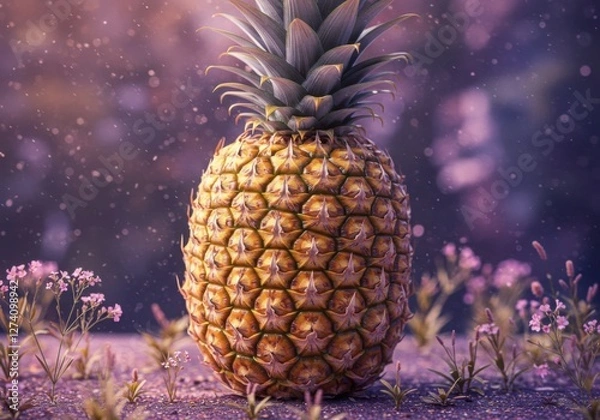 Obraz Juicy Pineapple in a Dreamy Magical World
