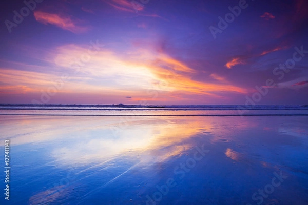 Obraz Sunset over sea on Bali