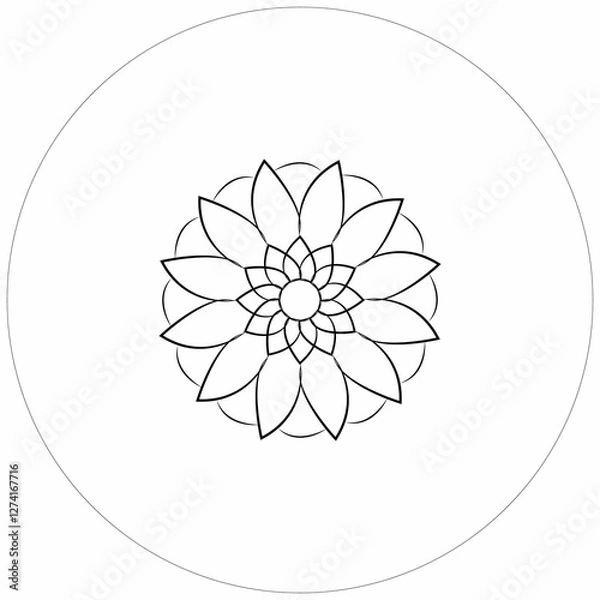 Obraz mandala design vectors