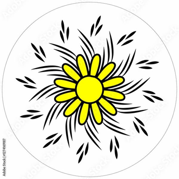 Obraz mandala design vectors