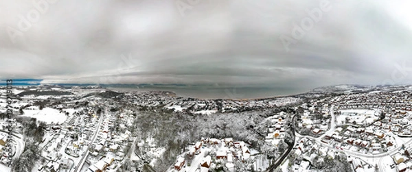 Obraz Colwyn bay covered in snow