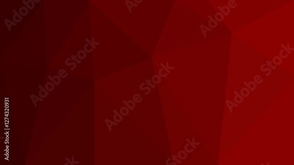 Fototapeta Gradient geometric maroon background. Generative AI.