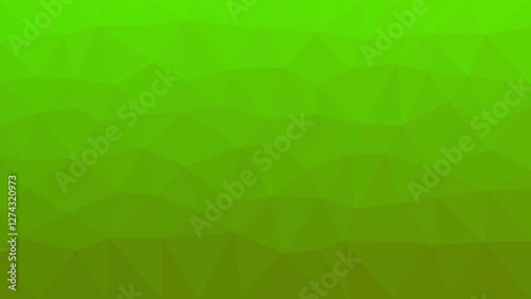 Fototapeta Gradient geometric green background. Generative AI.