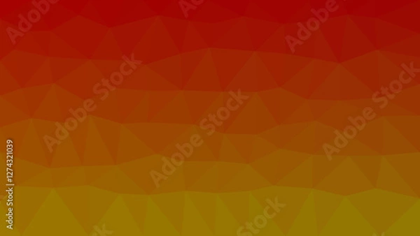 Fototapeta Gradient geometric orange yellow background. Generative AI.