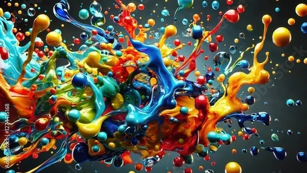 Fototapeta abstract colorful background
